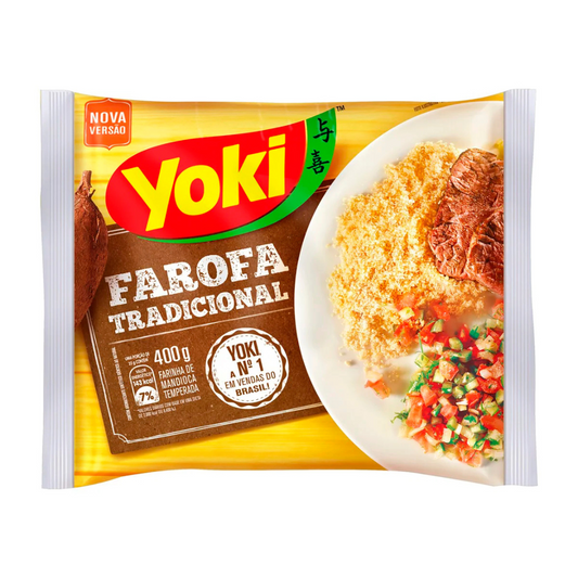 Yoki Seasoned Toasted Cassava Flour "Farofa" 400g