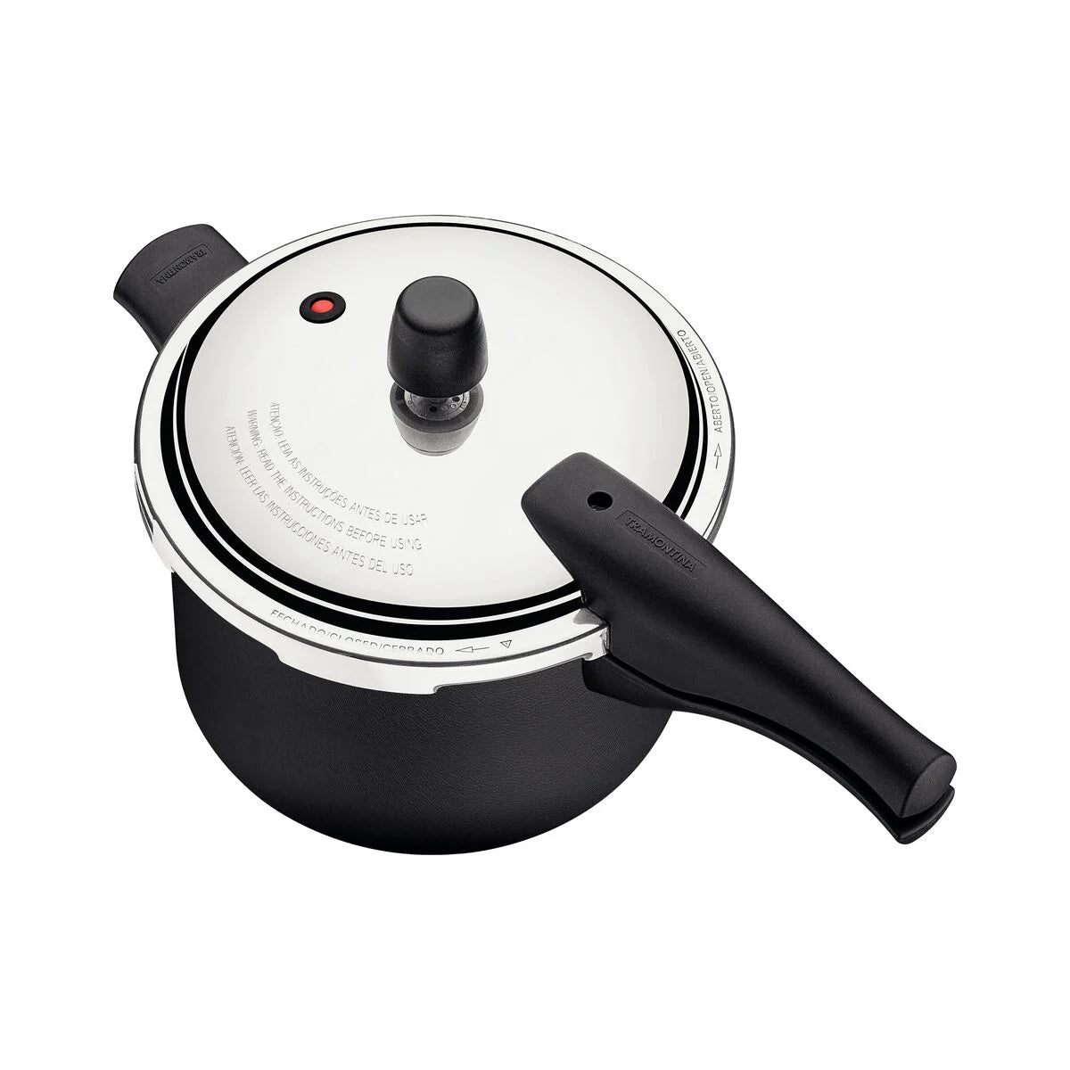 Tramontina Vancouver Graphite Aluminum Pressure Cooker 20cm