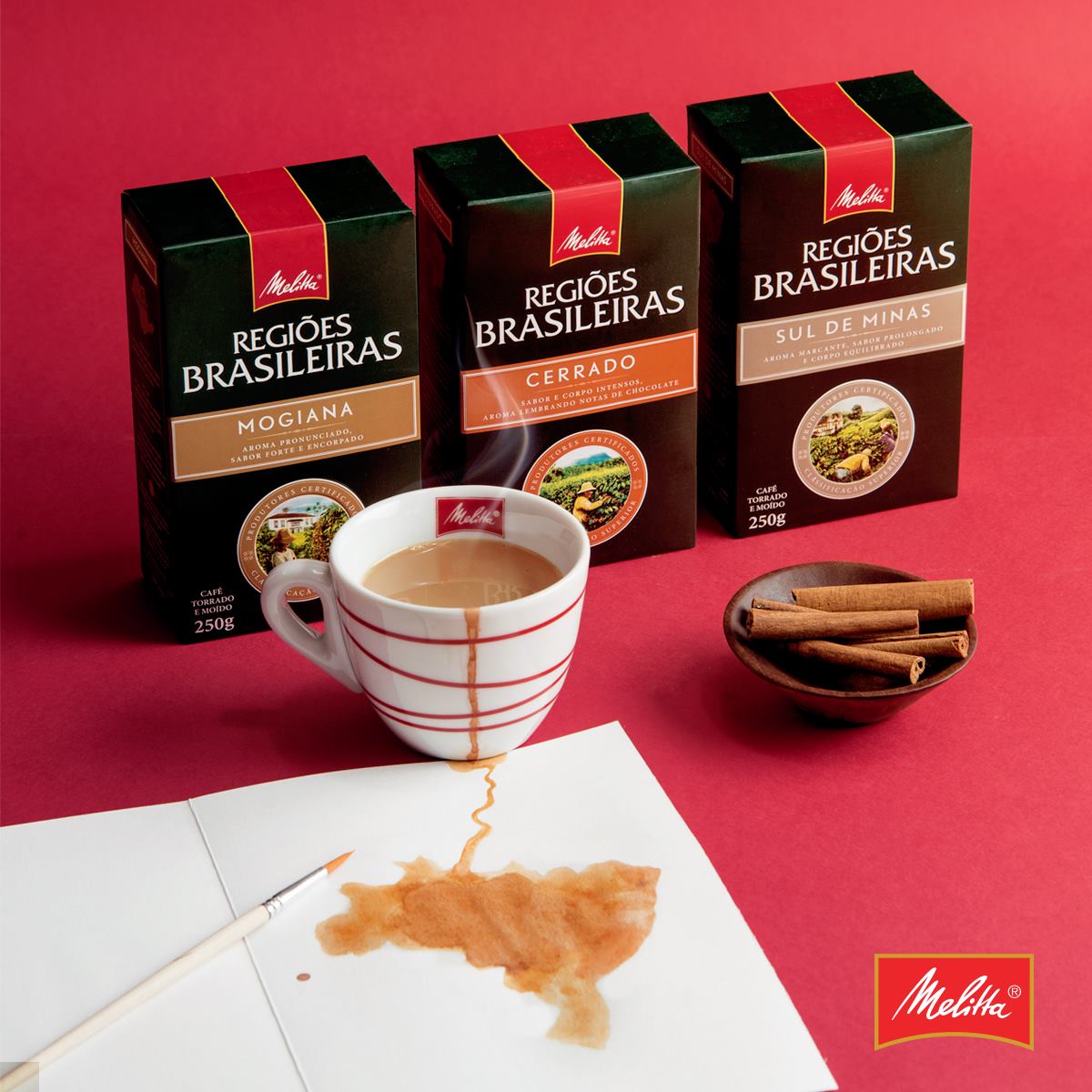 Melitta Gourmet Coffee Brazilian 250g