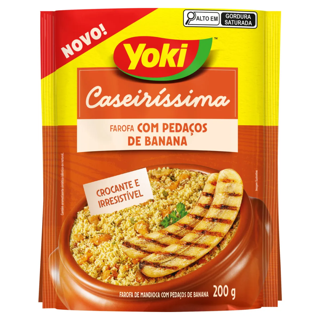 Yoki Toasted Cassava Flour with Banana "Farofa" 200g