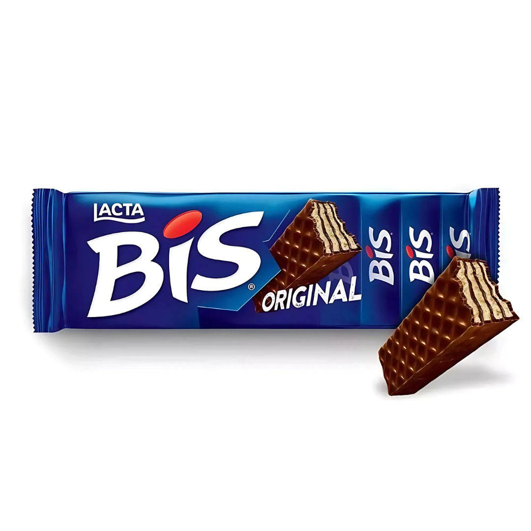 Lacta Bis Chocolate Wafer Biscuit 126g