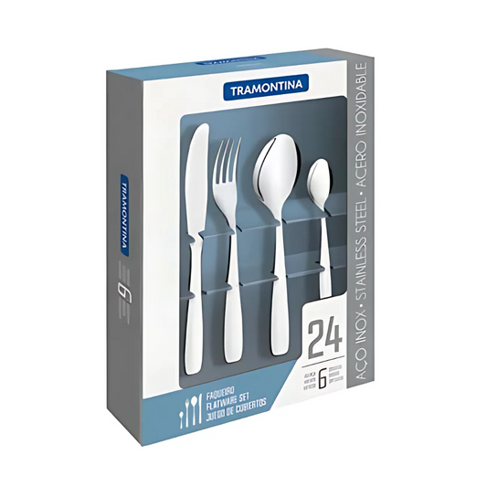 Tramontina Amazonas 24-Pieces Stainless Steel Flatware Set