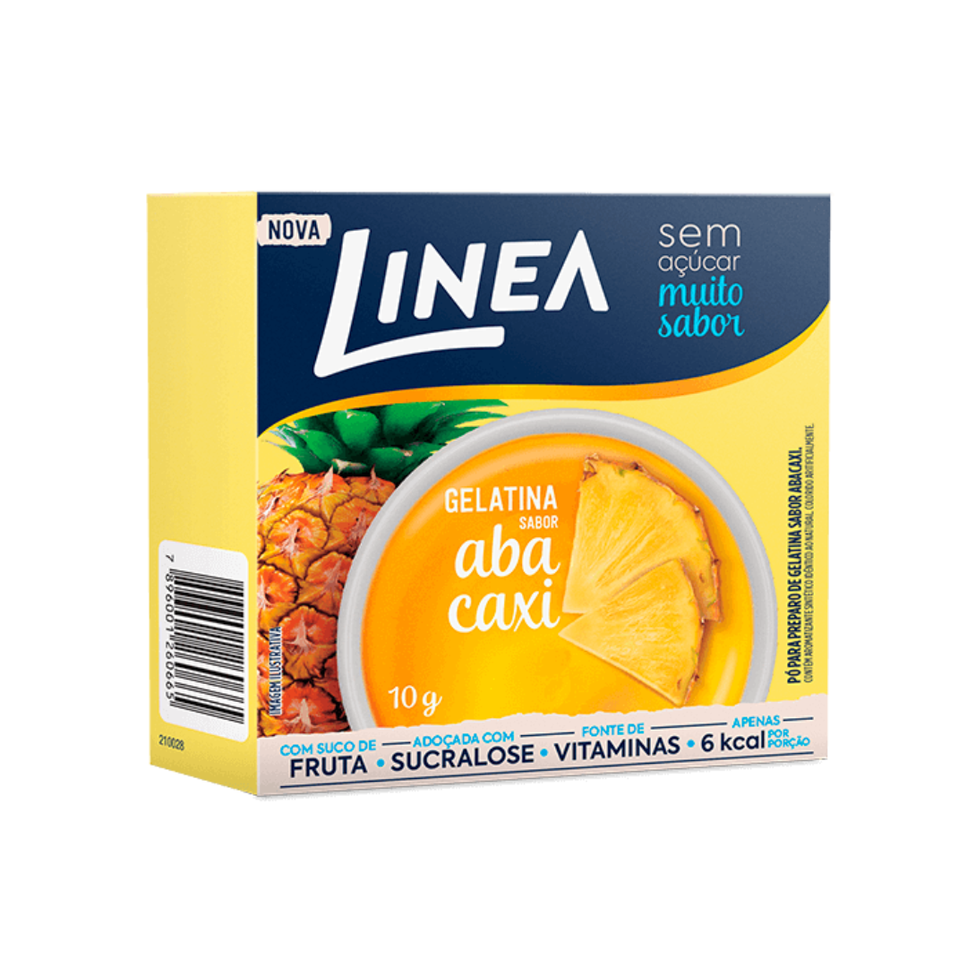 Linea Sugar-Free Pineapple Gelatin Dessert 10g