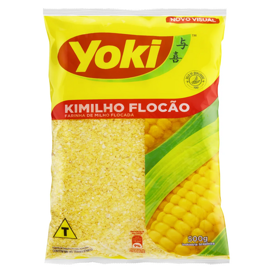 Yoki Kimilho Flaked Corn Flour "Flocão" 500g - close to expire