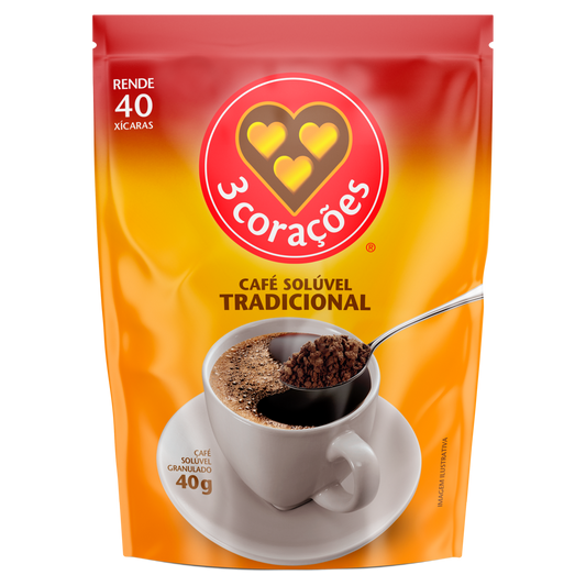 3 Corações Traditional Instant Coffee 40g