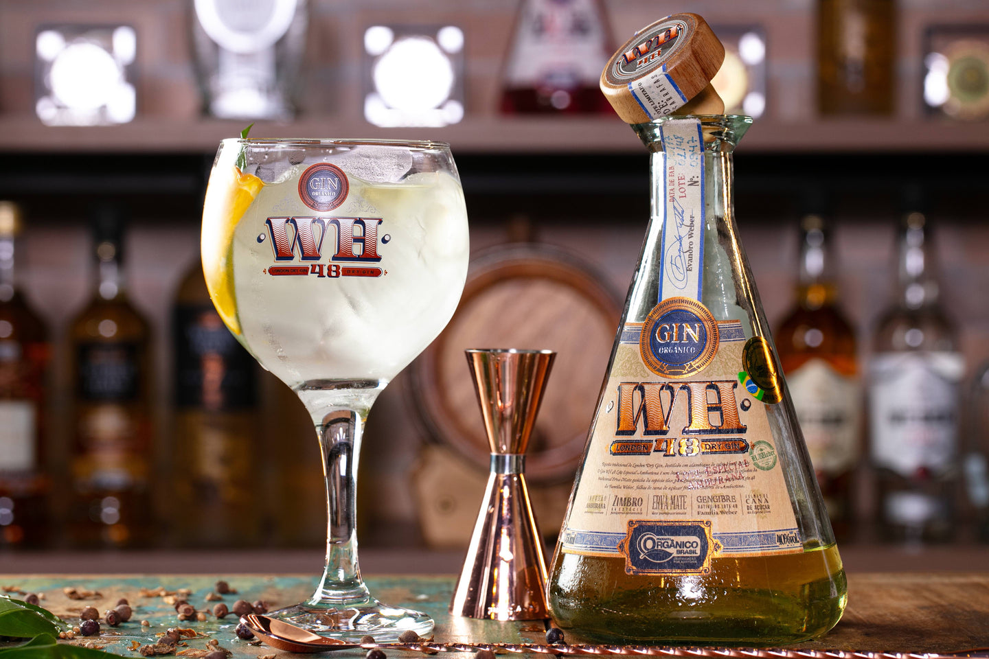 Weber Haus 48 London Dry Gin Amburana Organic 700ml 40% vol.