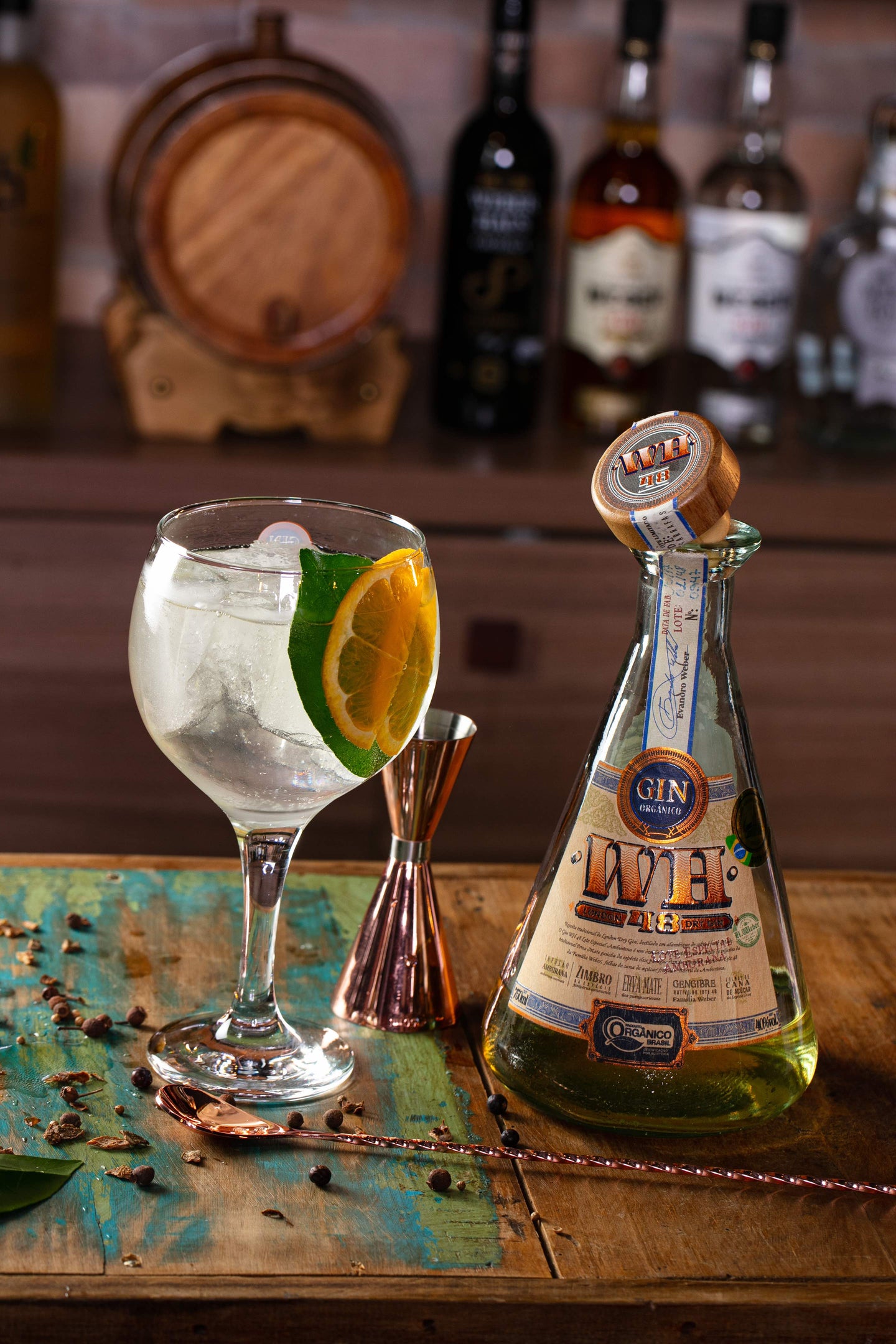 Weber Haus 48 London Dry Gin Amburana Organic 700ml 40% vol.