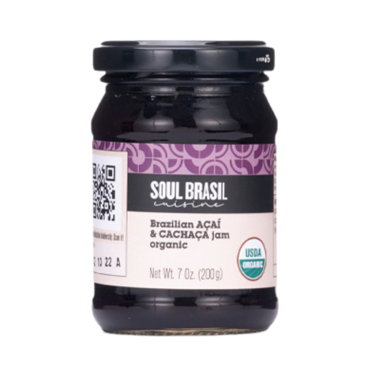 Soul Brasil Açaí Berry and Cachaça Jam 200g - USDA Organic