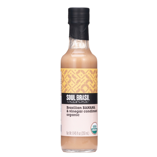 Soul Brasil Banana Vinegar Condiment 250ml - USDA Organic