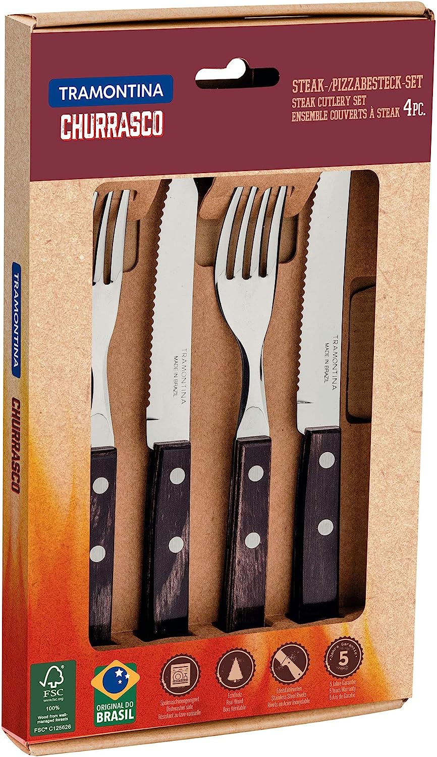 Tramontina Barbecue Cutlery Set (4 Pieces)