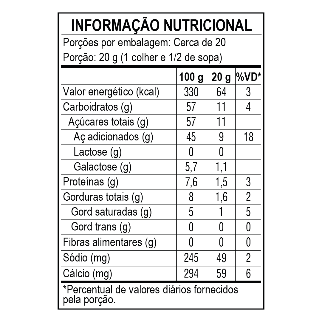 Piracanjuba Zero Lactose Sweetened Condensed Milk 395g - Close to Expire