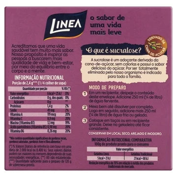 Linea Sugar-Free Grape Gelatin Dessert 10g